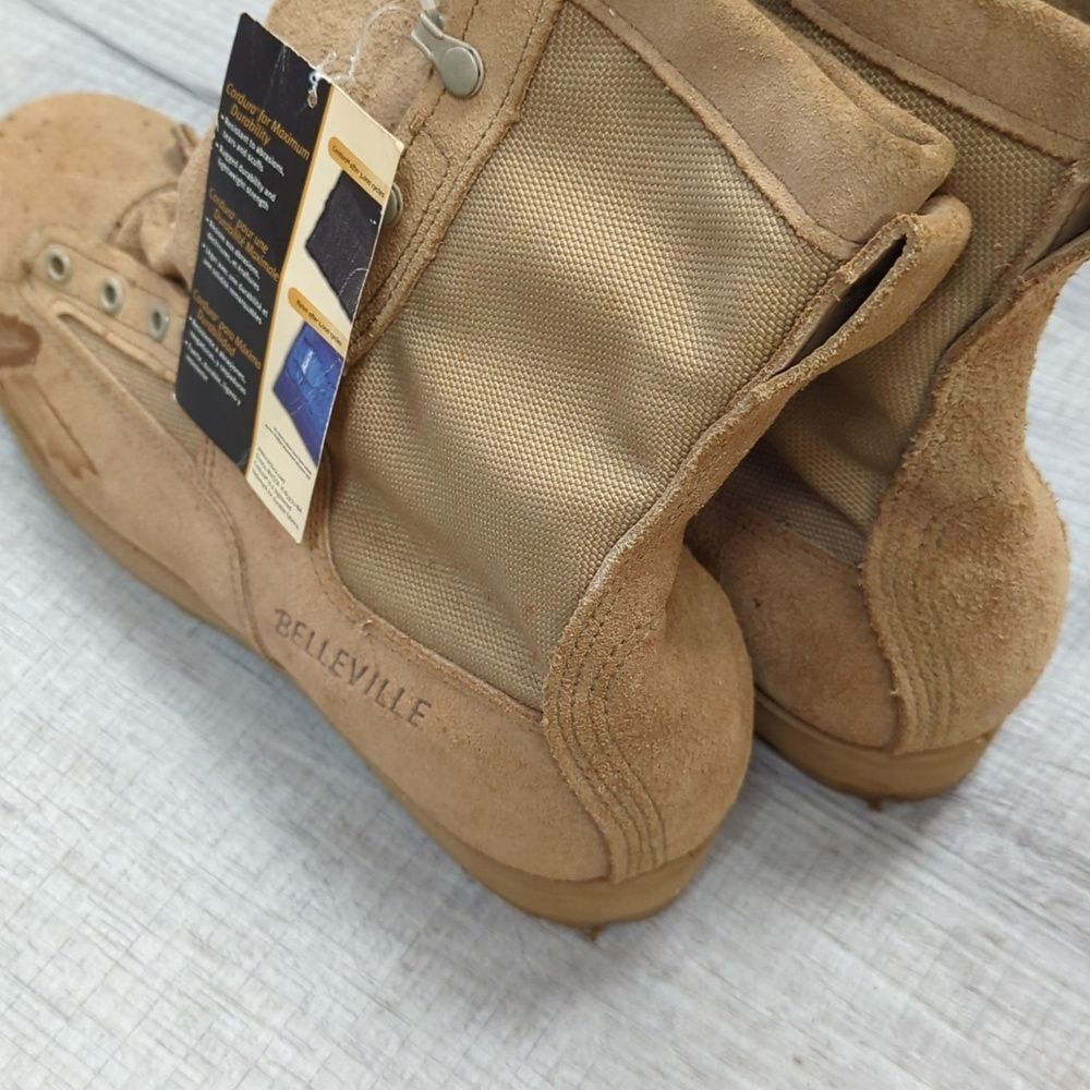 Belleville Gore-tex Men's Tan Military Tactical Boots Size 10 R - Picture 2 of 10